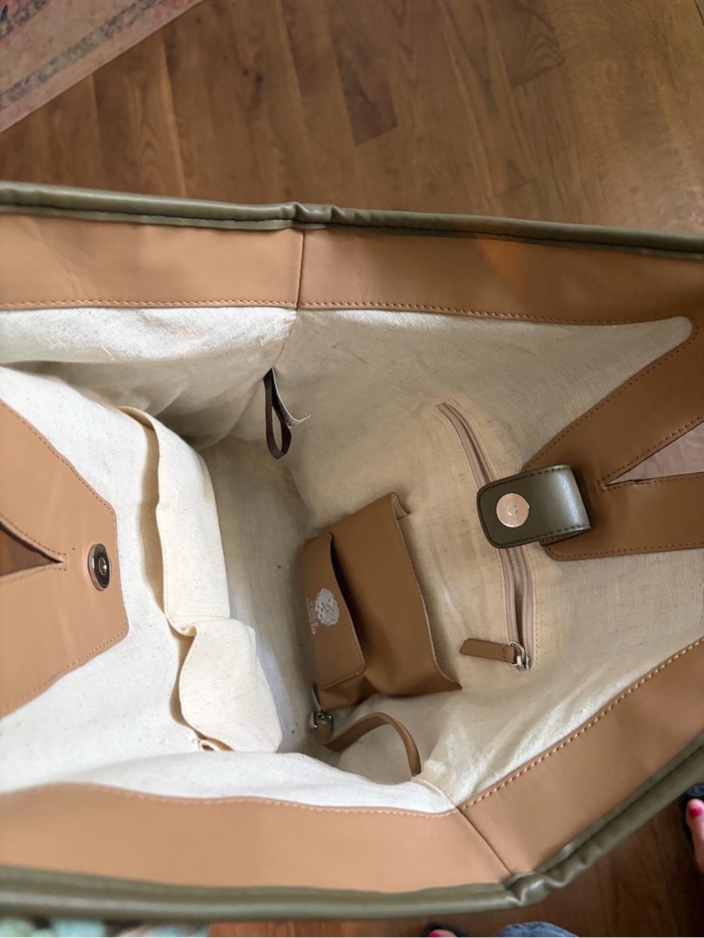 VINCE CAMUTO Afina Canvas Tote - Picture 7 of 7